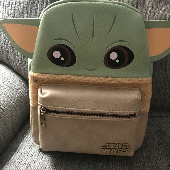 NWT Star Wars The Mandalorian The Child Figural Mini Backpack - Picture 2 of 5